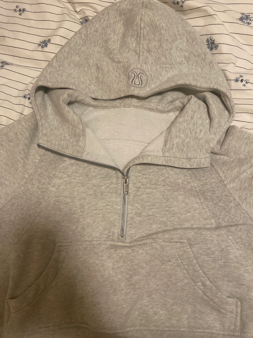 Lululemon Quater Zip Grey Scuba Sweater - photo 2
