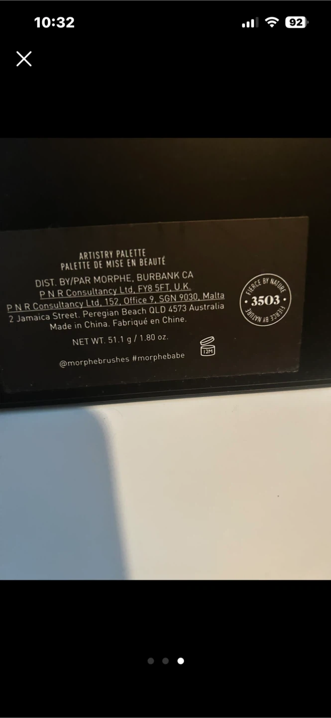 Morphe Fierce By Nature Palette Eyeshadows - photo 2
