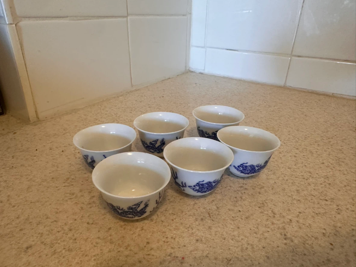 Vintage Chinese Teapot and Cup Set - photo 3