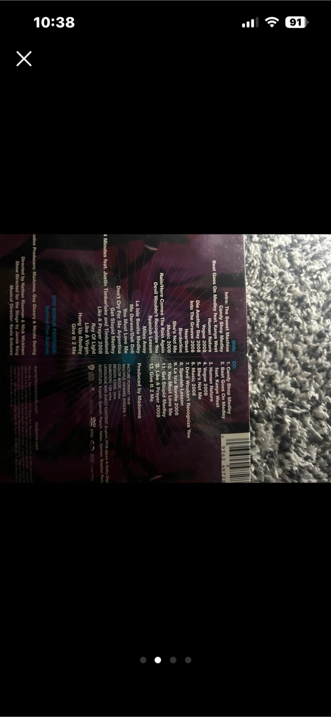 Madonna Sticky & Sweet Tour CD/DVD - photo 5