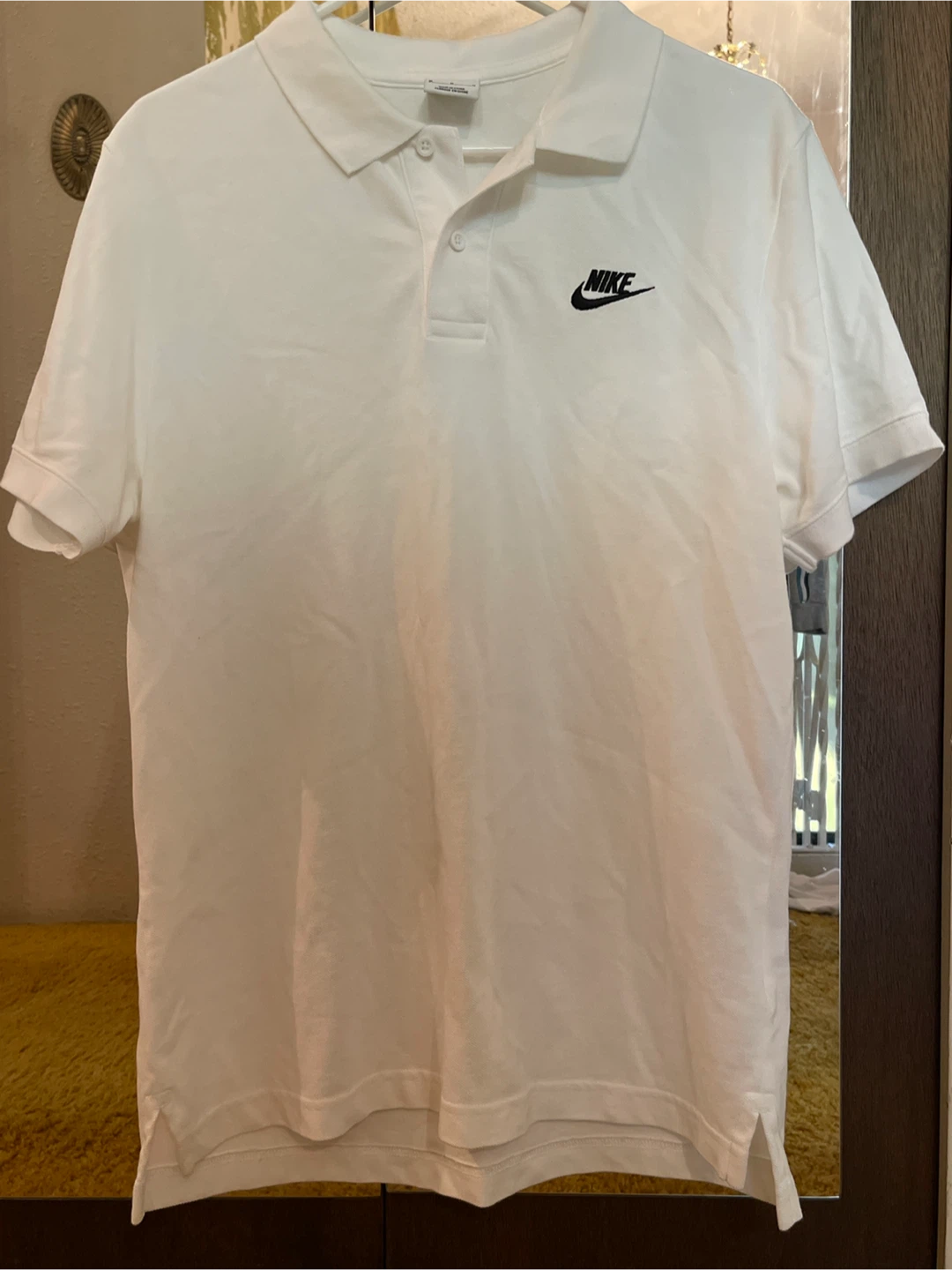 Nike White Polo Shirt