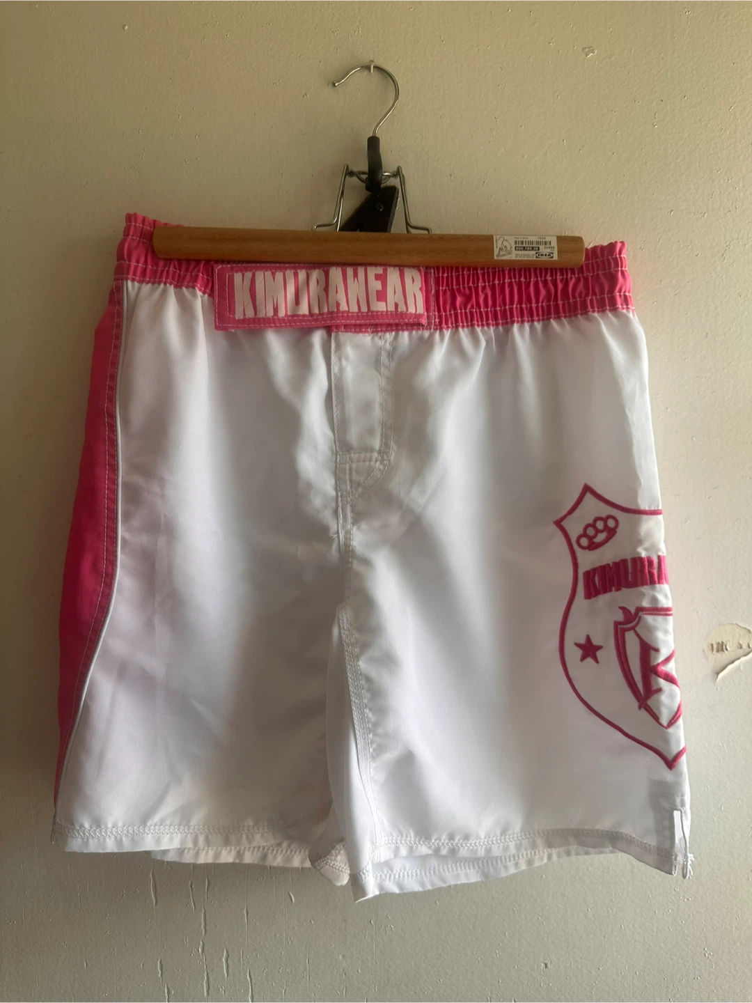 White & Pink Muay Thai Shorts woman size 8-10 - photo 5