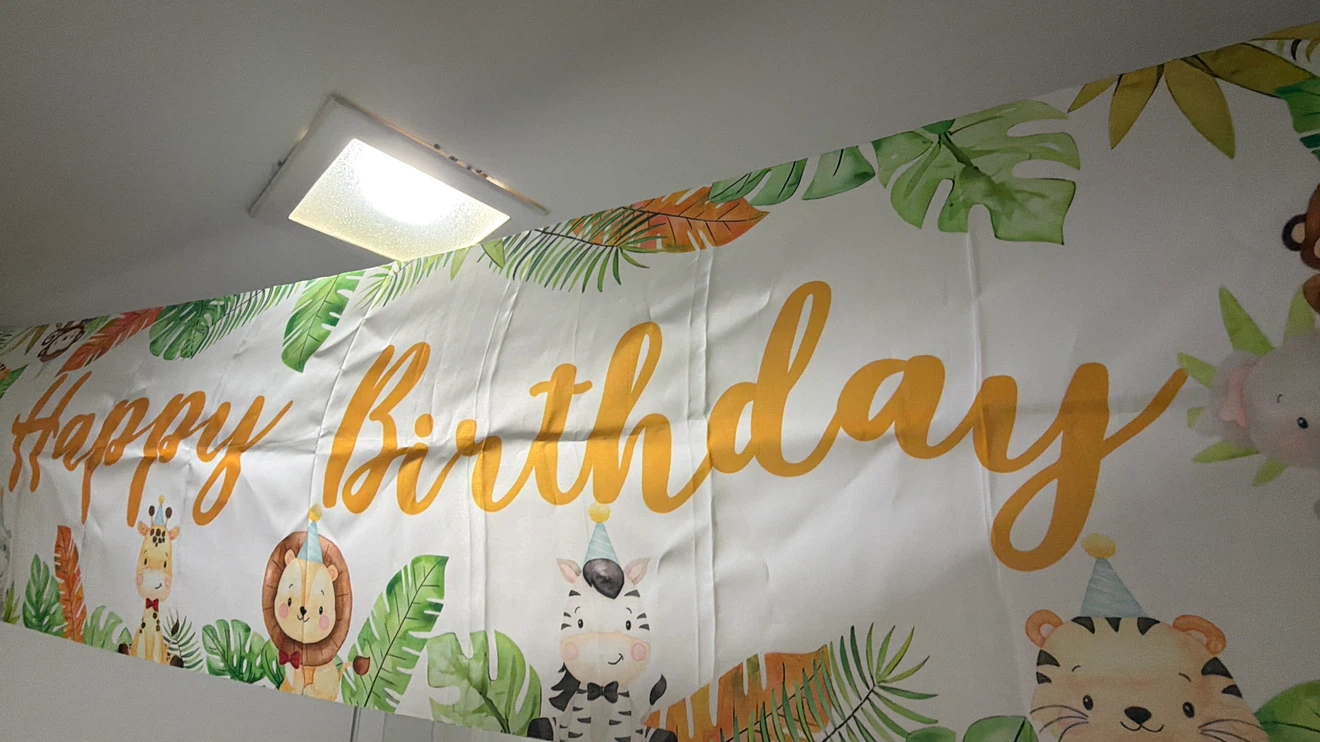 Happy Birthday Safari Animal Banner - photo 3