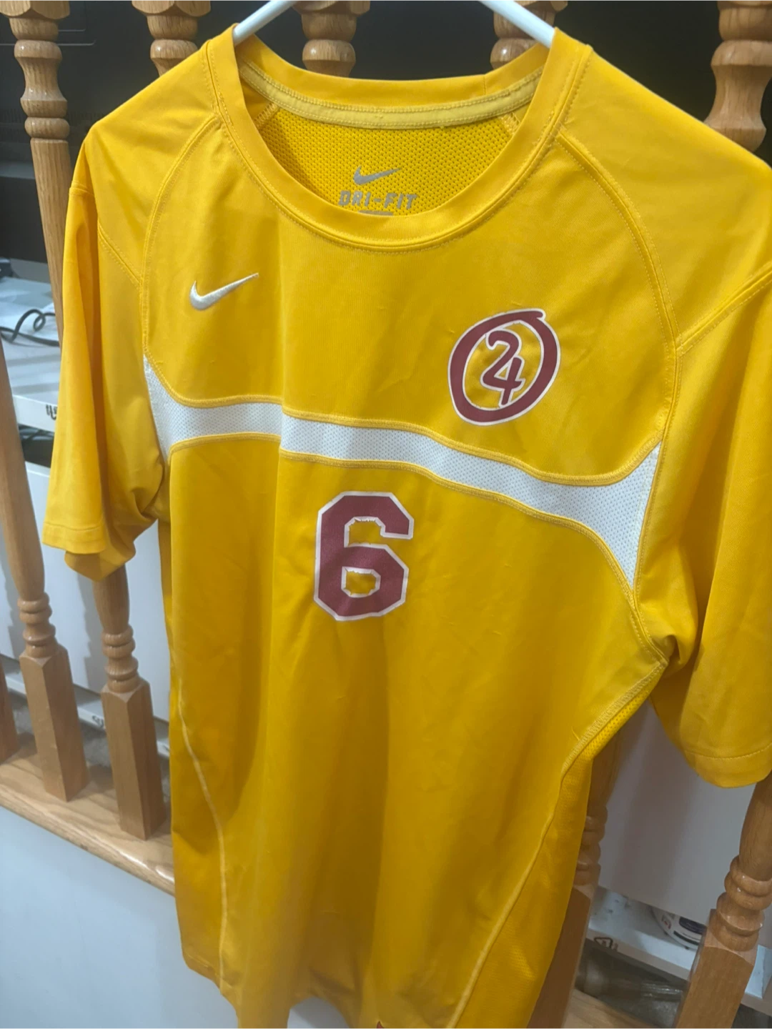 Nike Dri-FIT Yellow T-Shirt Size M