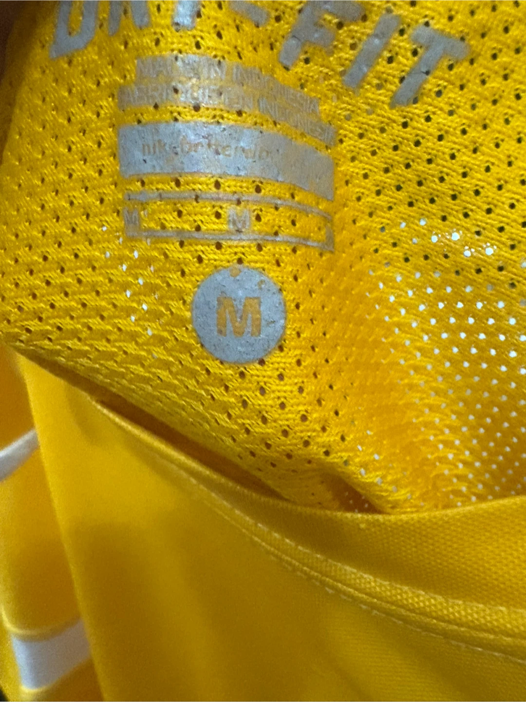Nike Dri-FIT Yellow T-Shirt Size M - photo 2