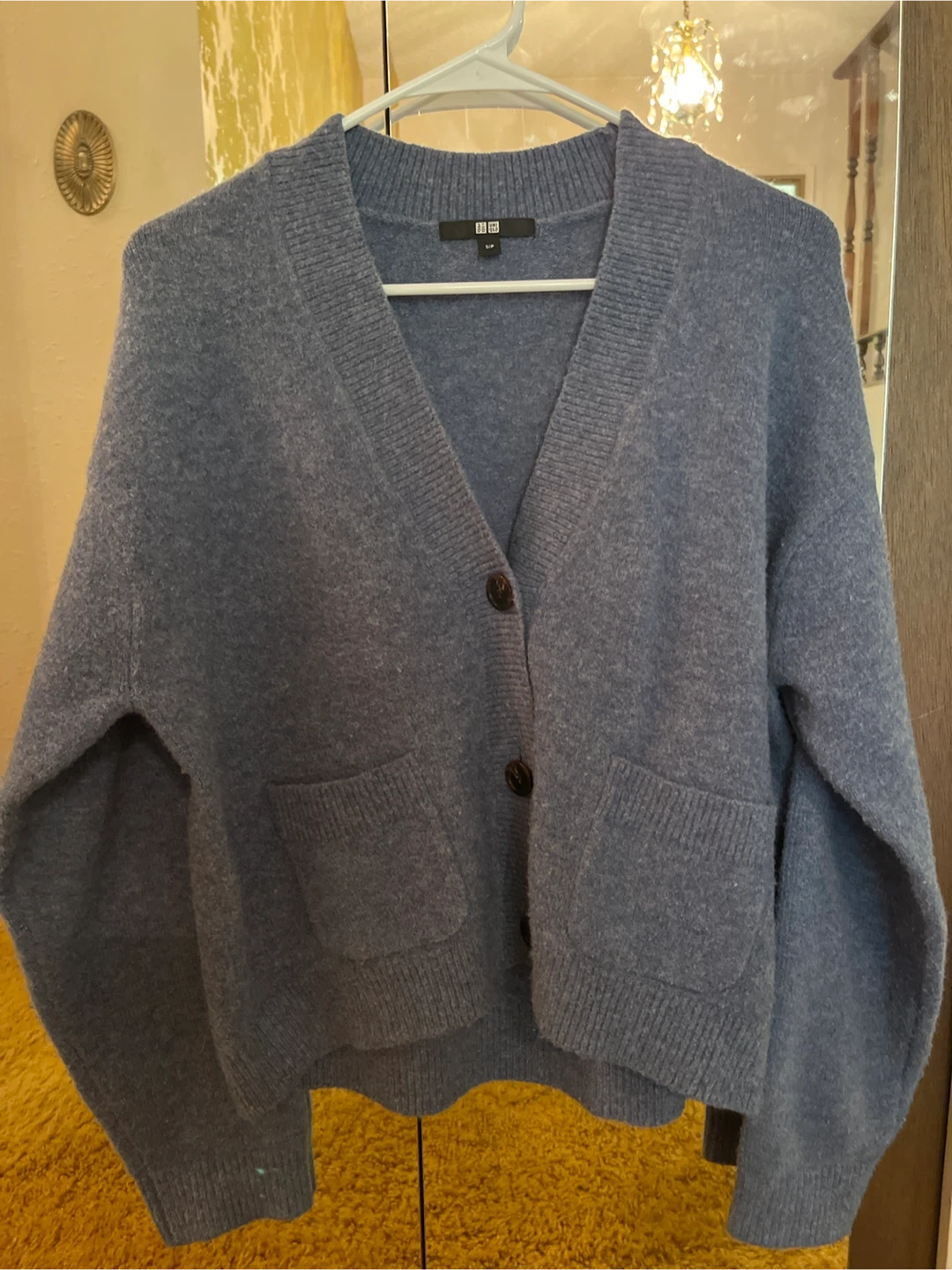 UNIQLO Blue Cardigan Sweater