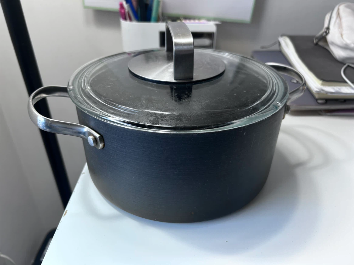 Large & small cooking pot with glass lids - photo 5
