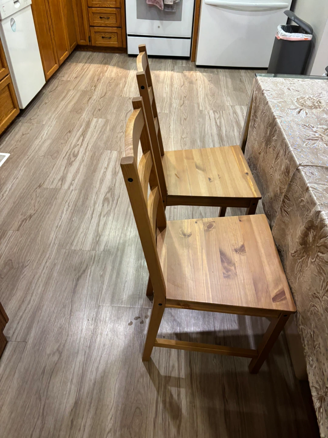 Wooden Dining Chairs (Set of 2) - photo 2