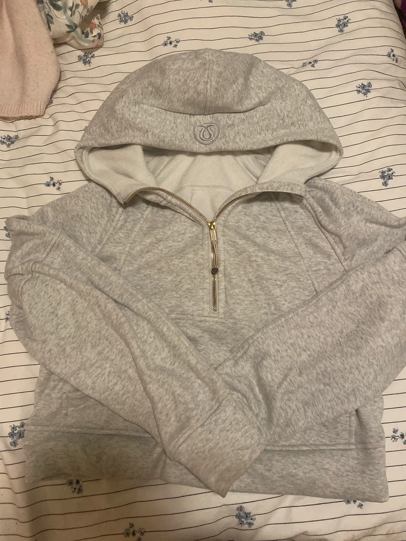 Lululemon Grey Half-Zip Hoodie