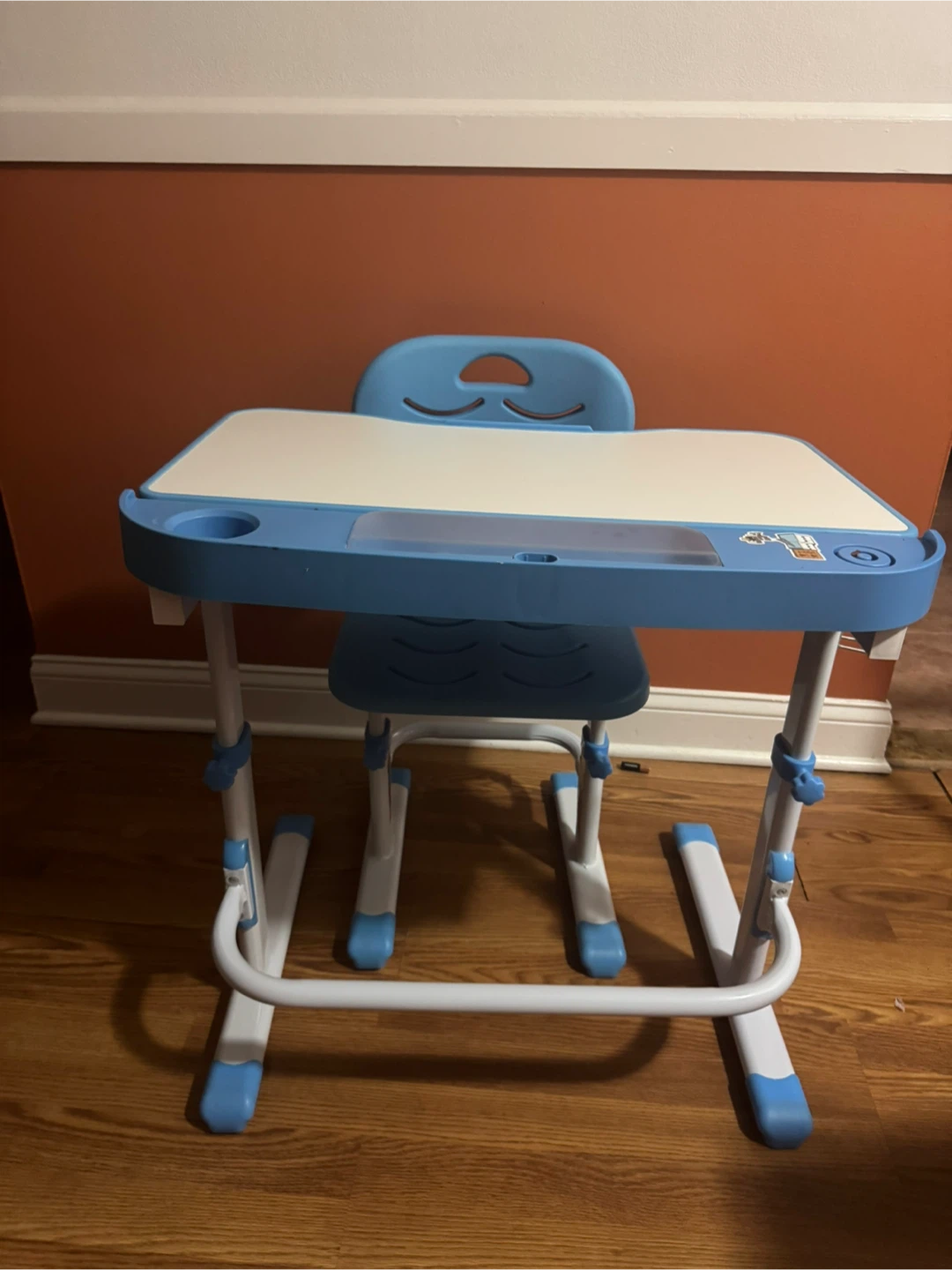 Kids Study Desk and Chair Set Blue