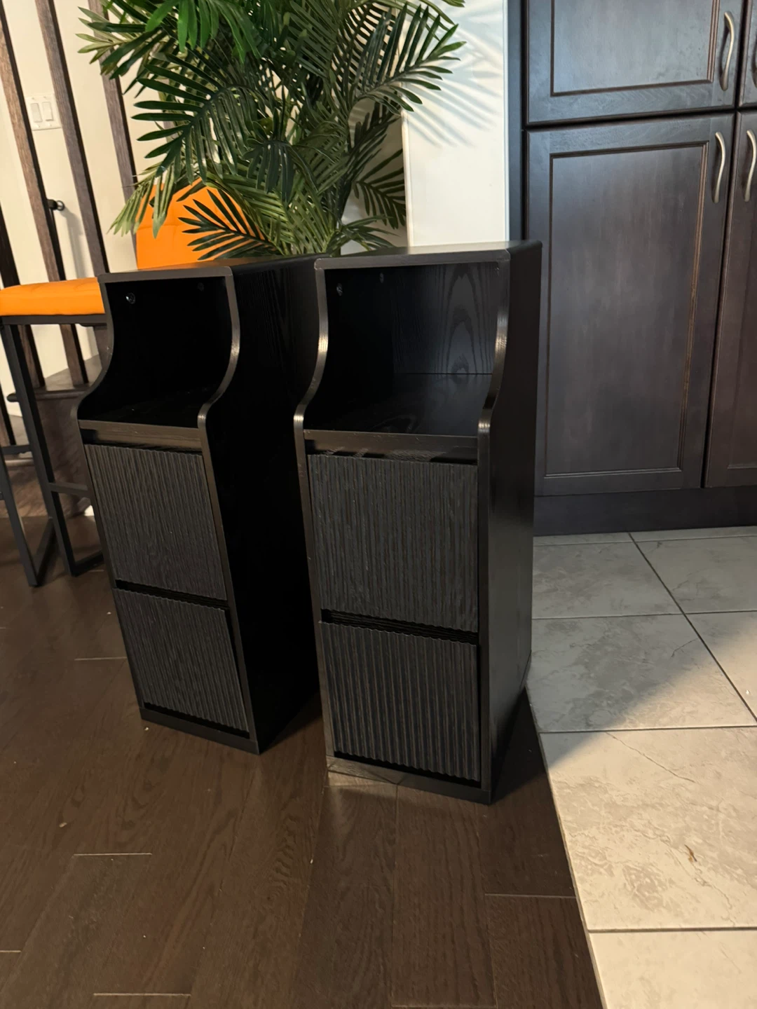 Black Nightstands (Set of 2)