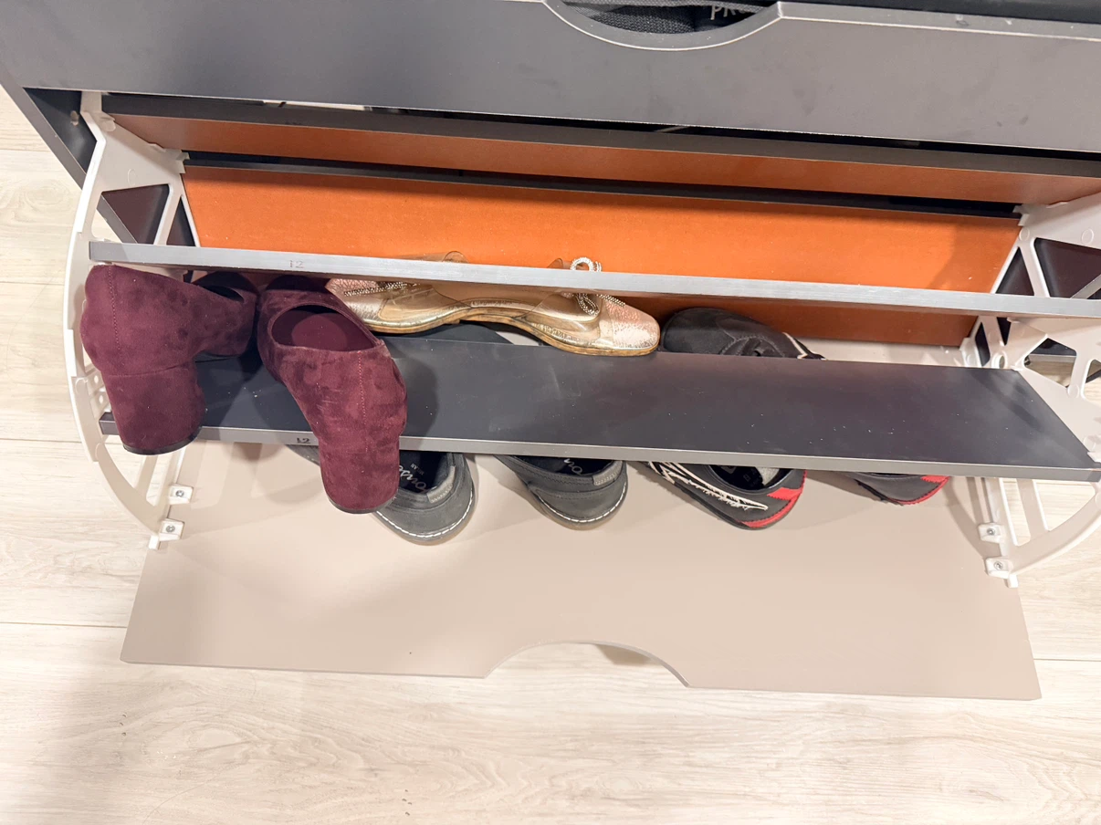 Entryway Bench with Shoe Storage - photo 3