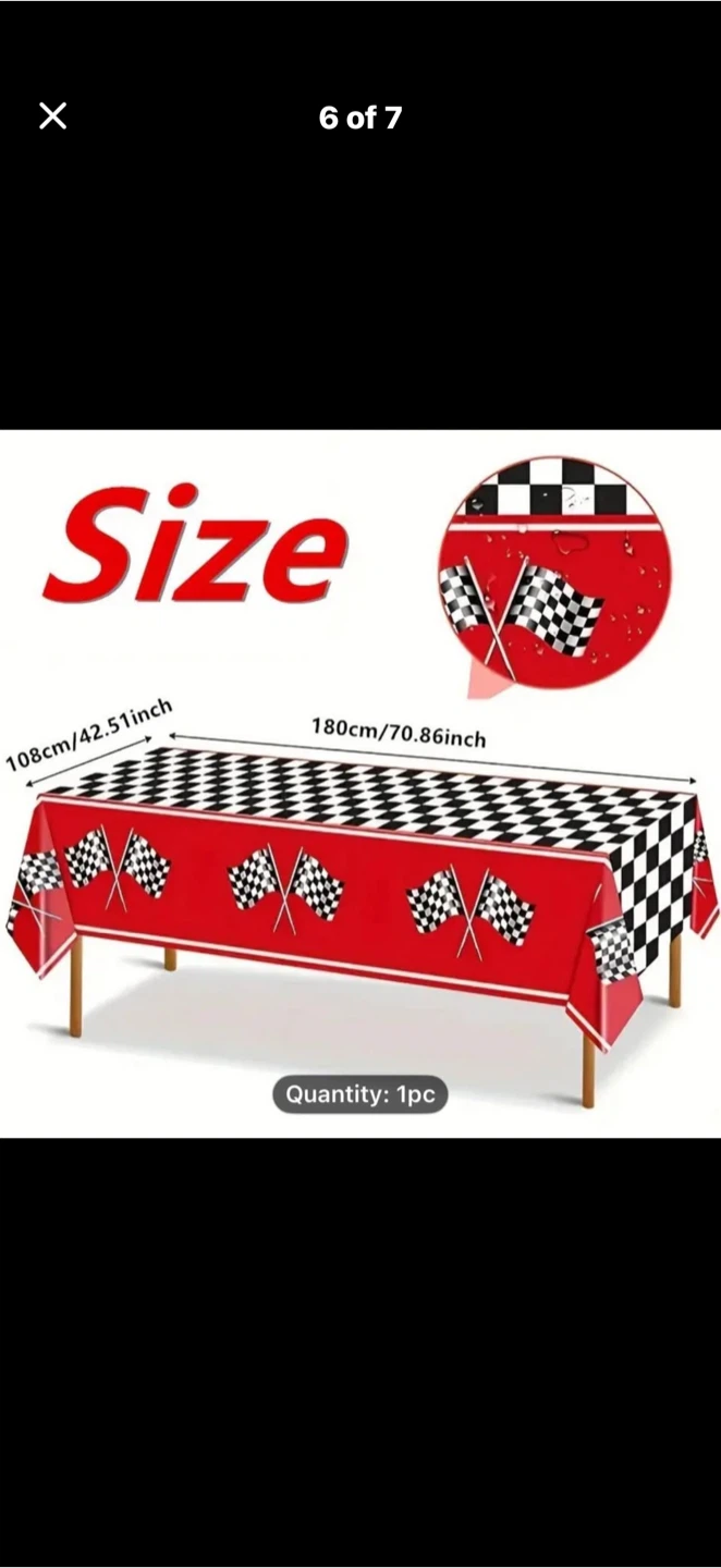 ⚽️ Racing Car Tablecloth ⚽️ - photo 4