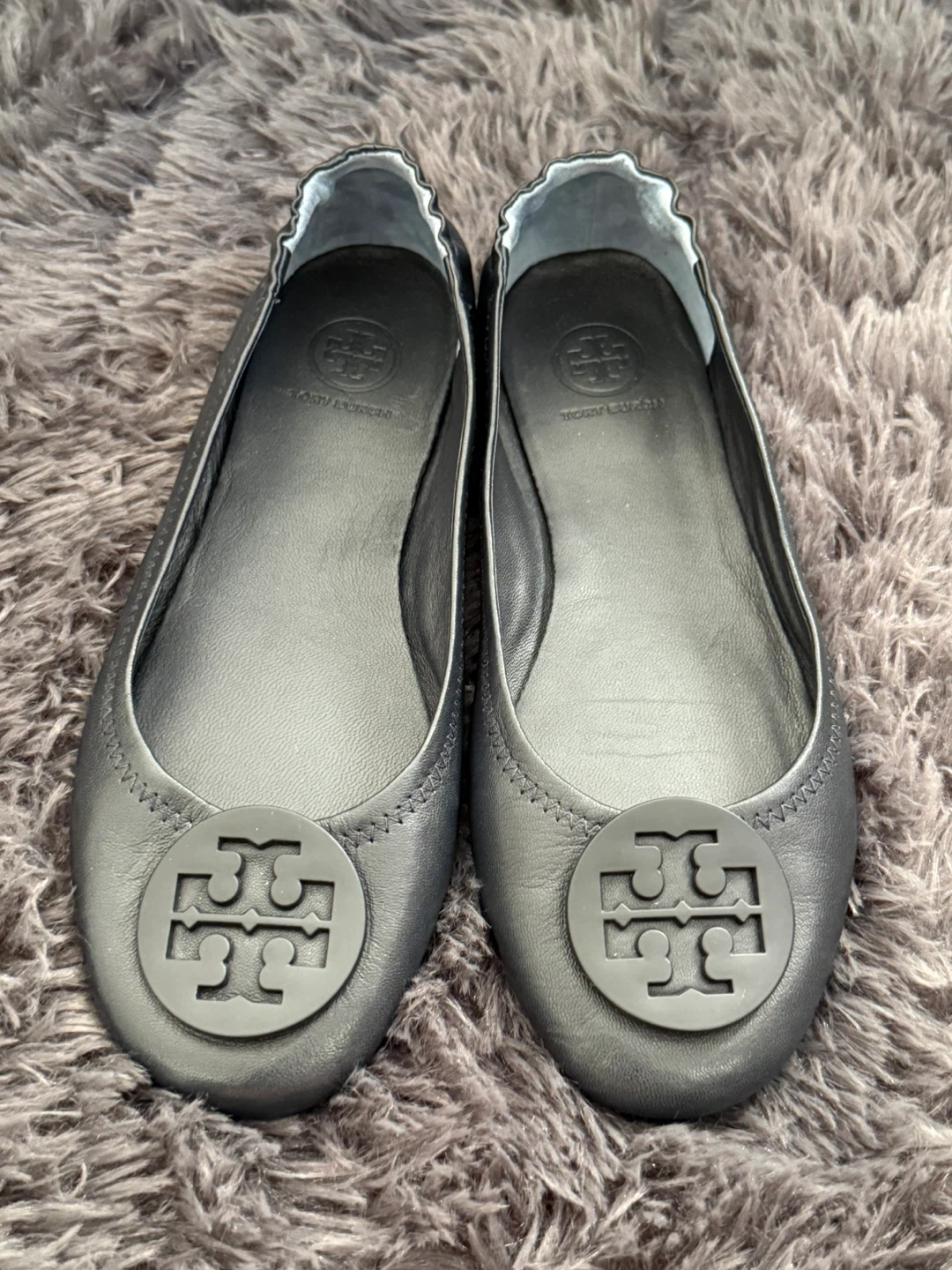 Tory Burch Minnie Travel Ballet Flats Size 7.5