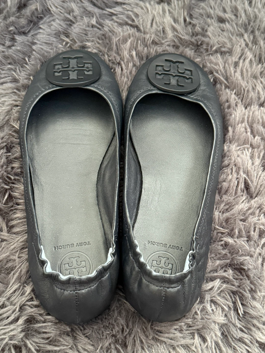 Tory Burch Minnie Travel Ballet Flats Size 7.5 - photo 2