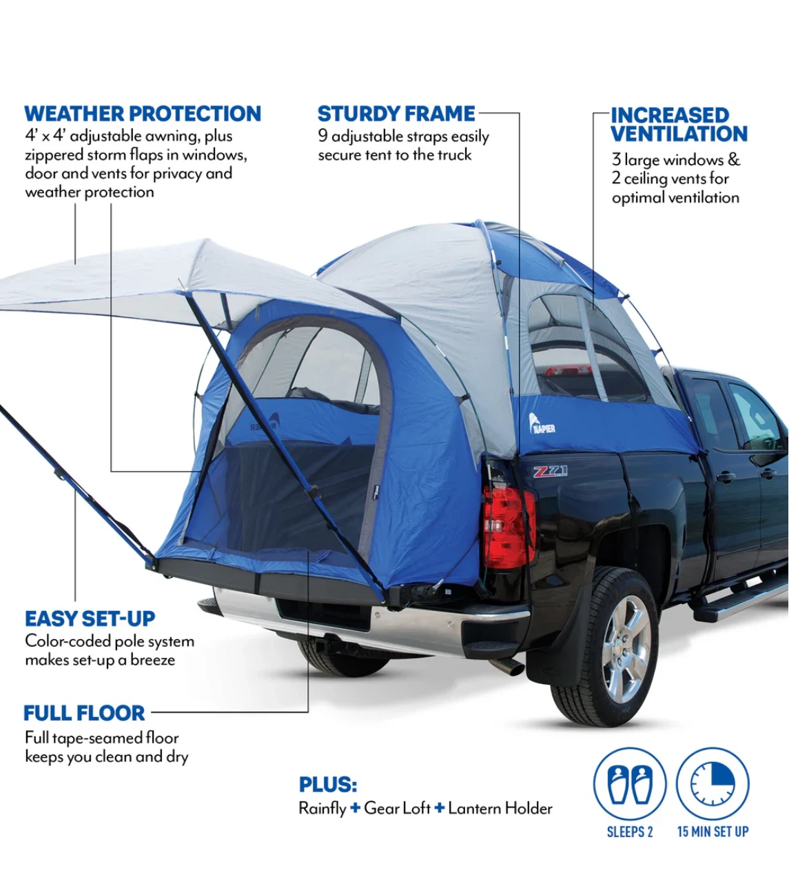 Napier Truck Tent - Short bed - photo 5