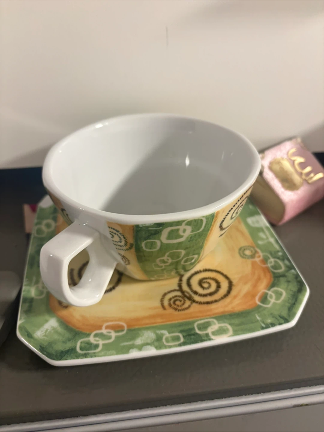 Decorative Coffee Cup and Saucer Set - photo 2