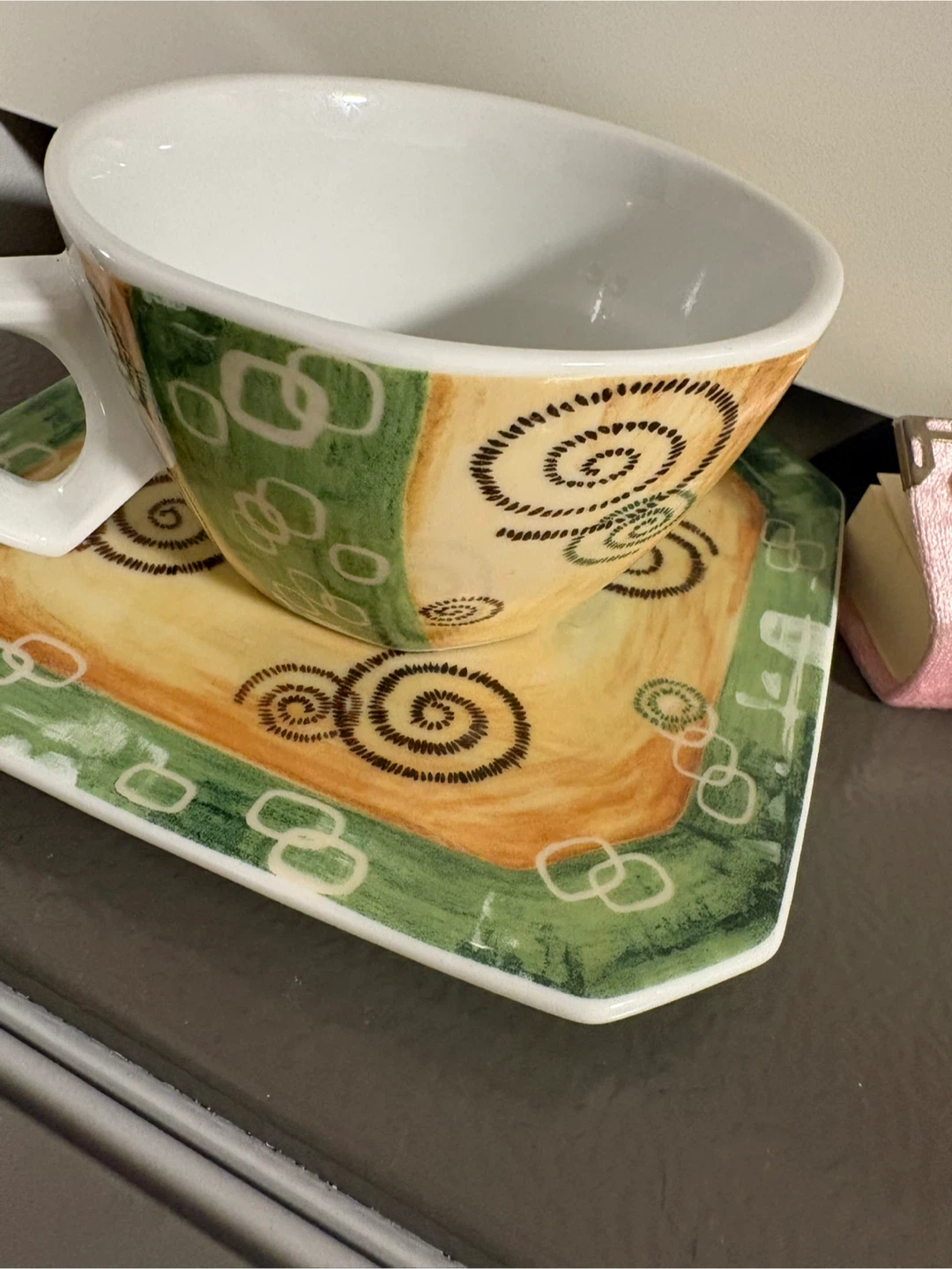 Decorative Coffee Cup and Saucer Set - photo 3