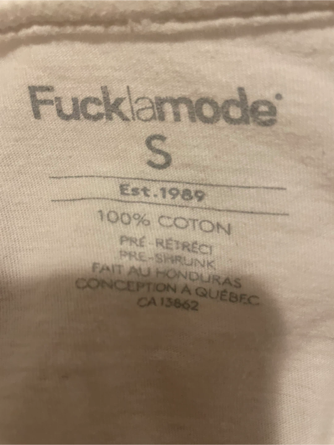 Fucklamode T-Shirt - White - photo 2