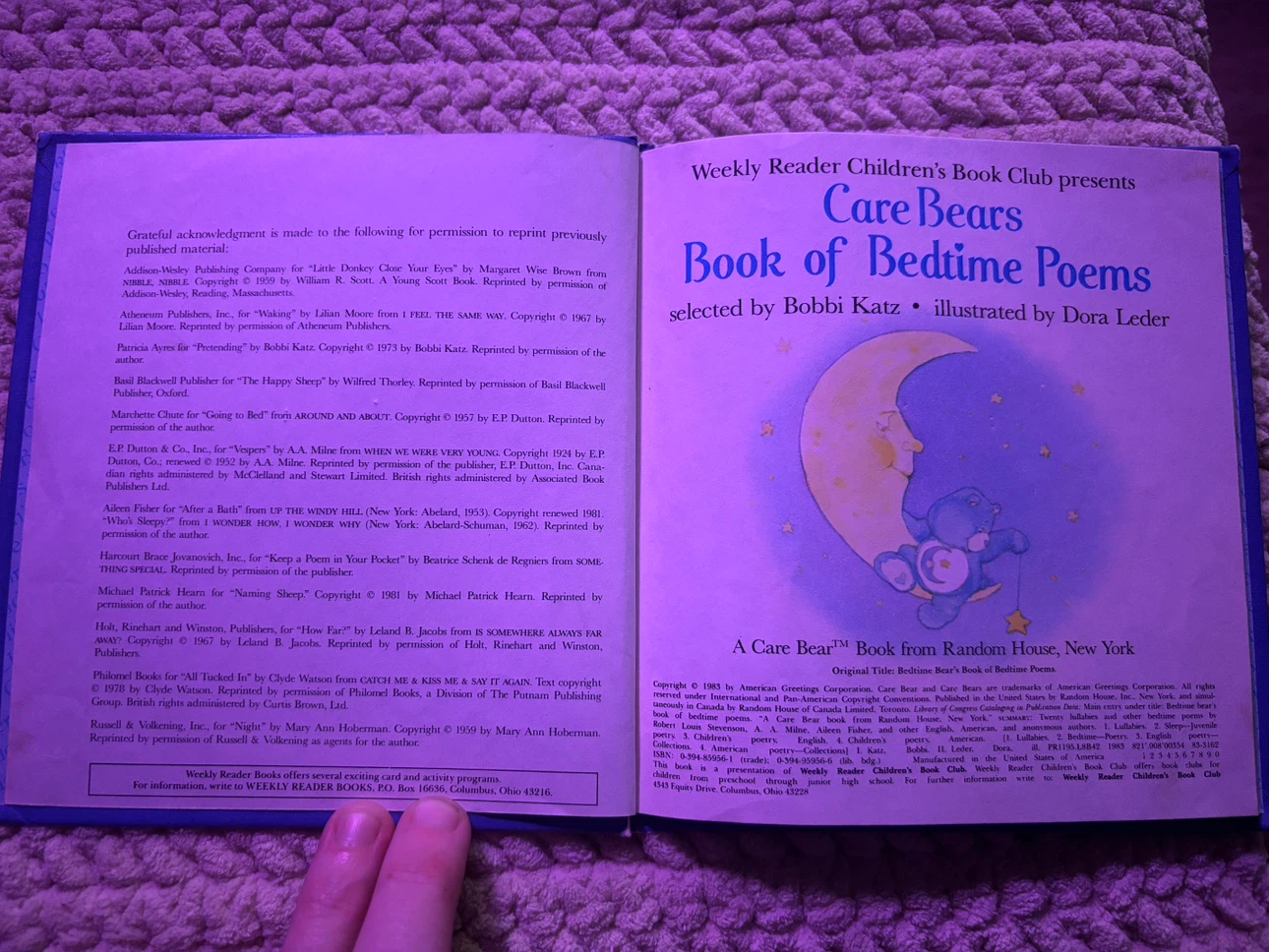Care Bears Book of Bedtime Poems by Bobbi Katz - photo 3