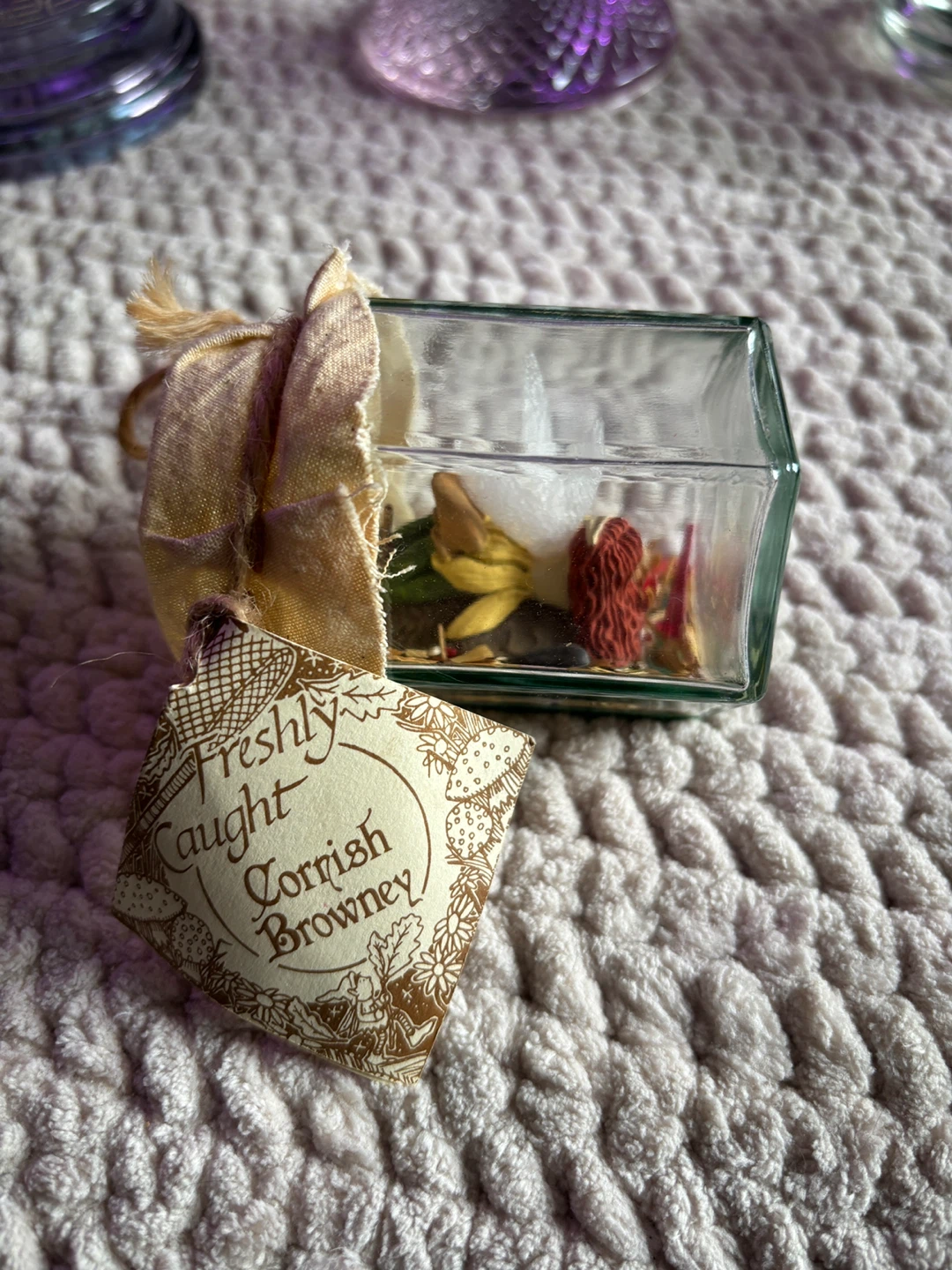 The Friend Catchers Browney Fairy Folk Jar 1992 Handmade