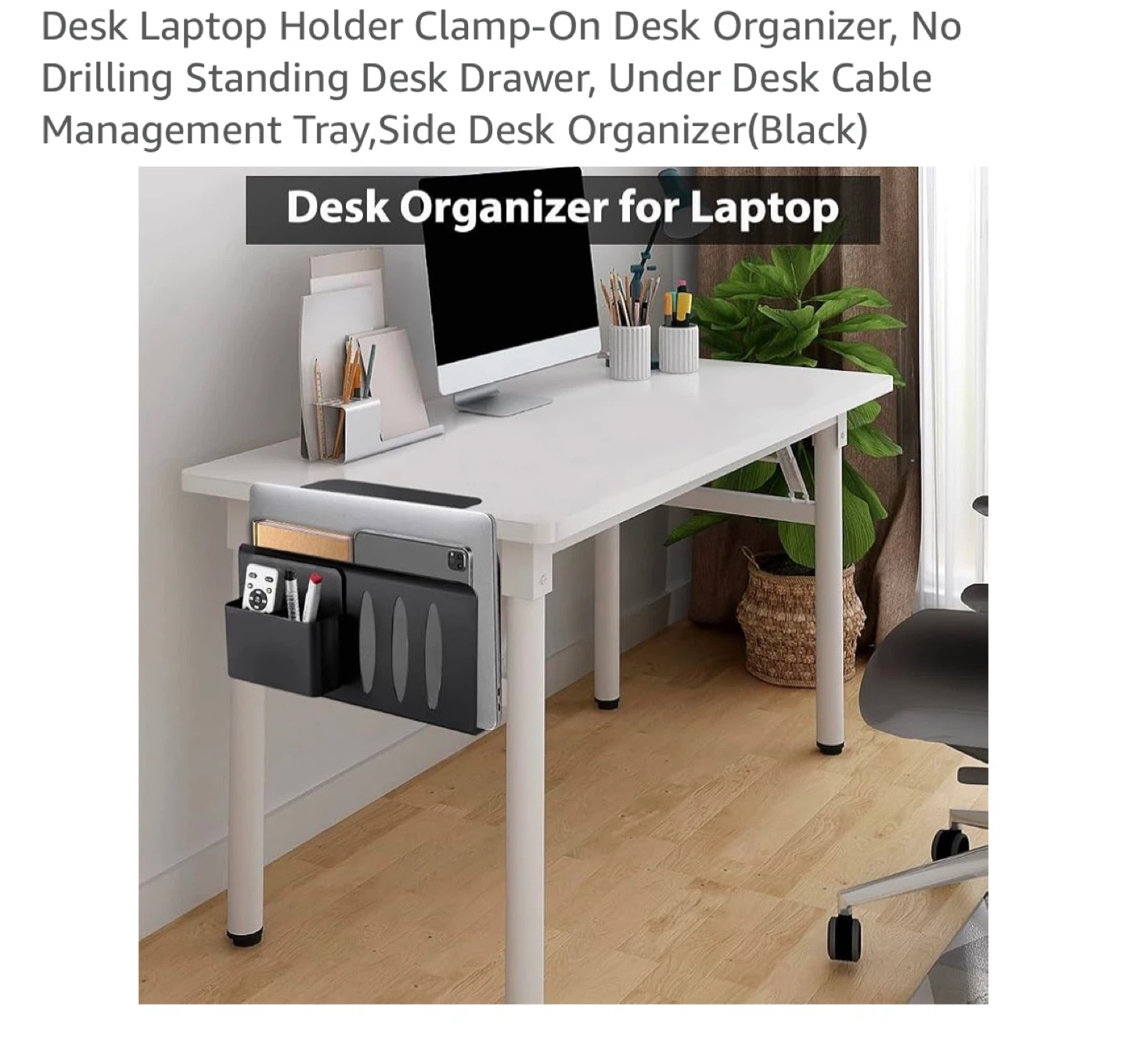 Clamp-On Desk Organizer for Laptop - photo 3