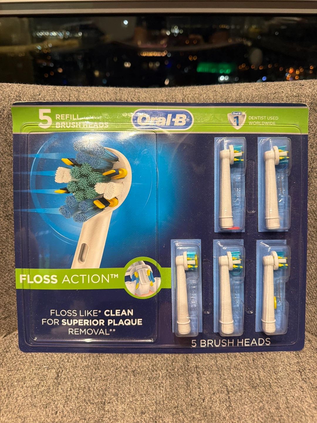 Oral-B Floss Action Repl.Brush Heads - 5 Count