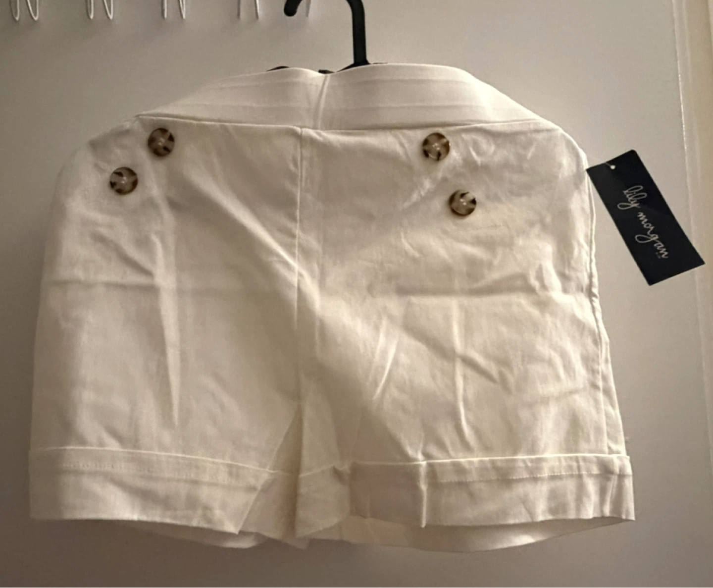 Lily Morgan White Shorts