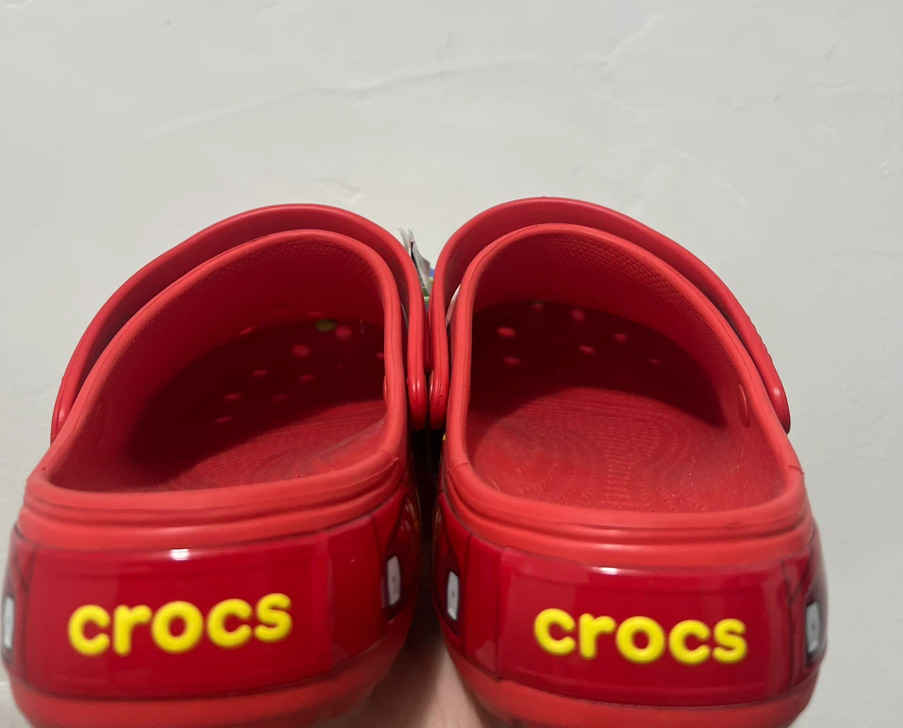 New Crocs Lightning McQueen Cars Clogs Men Size 11 - photo 3