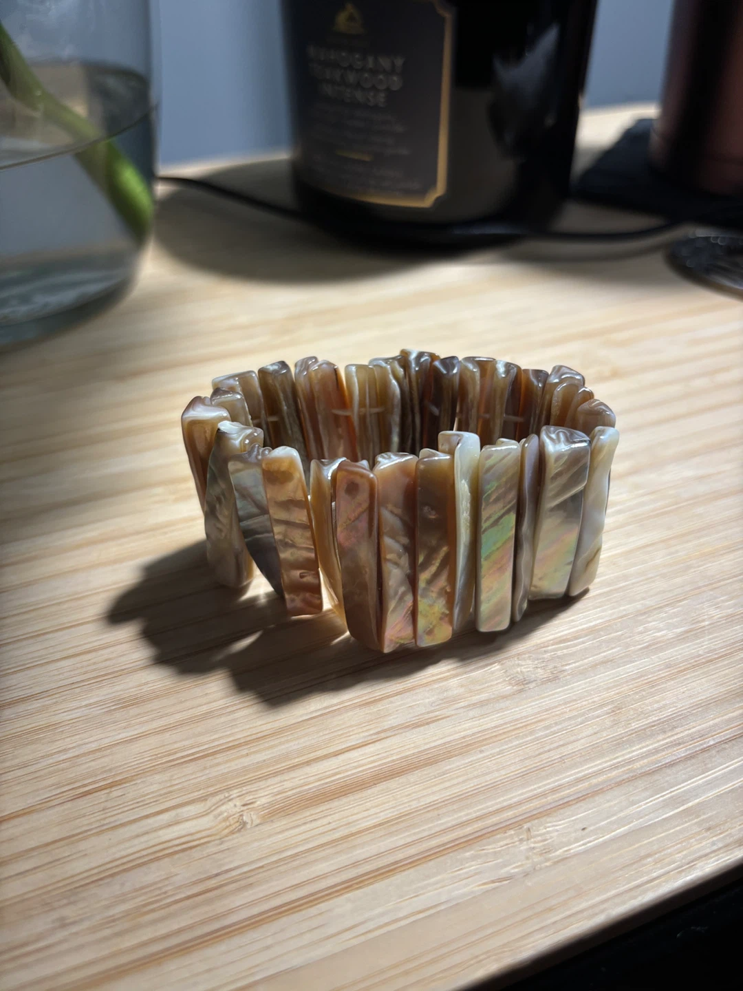 Stretch Bracelet with Shell Pieces - photo 2