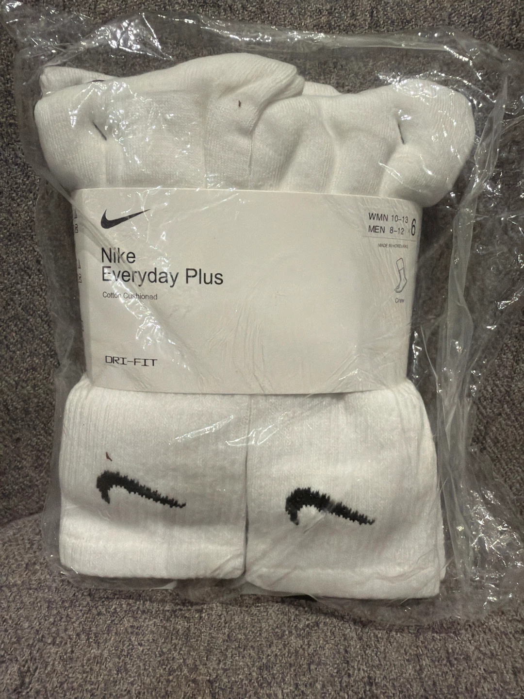 Nike Everyday Plus Cotton Crew Socks (6-Pack)