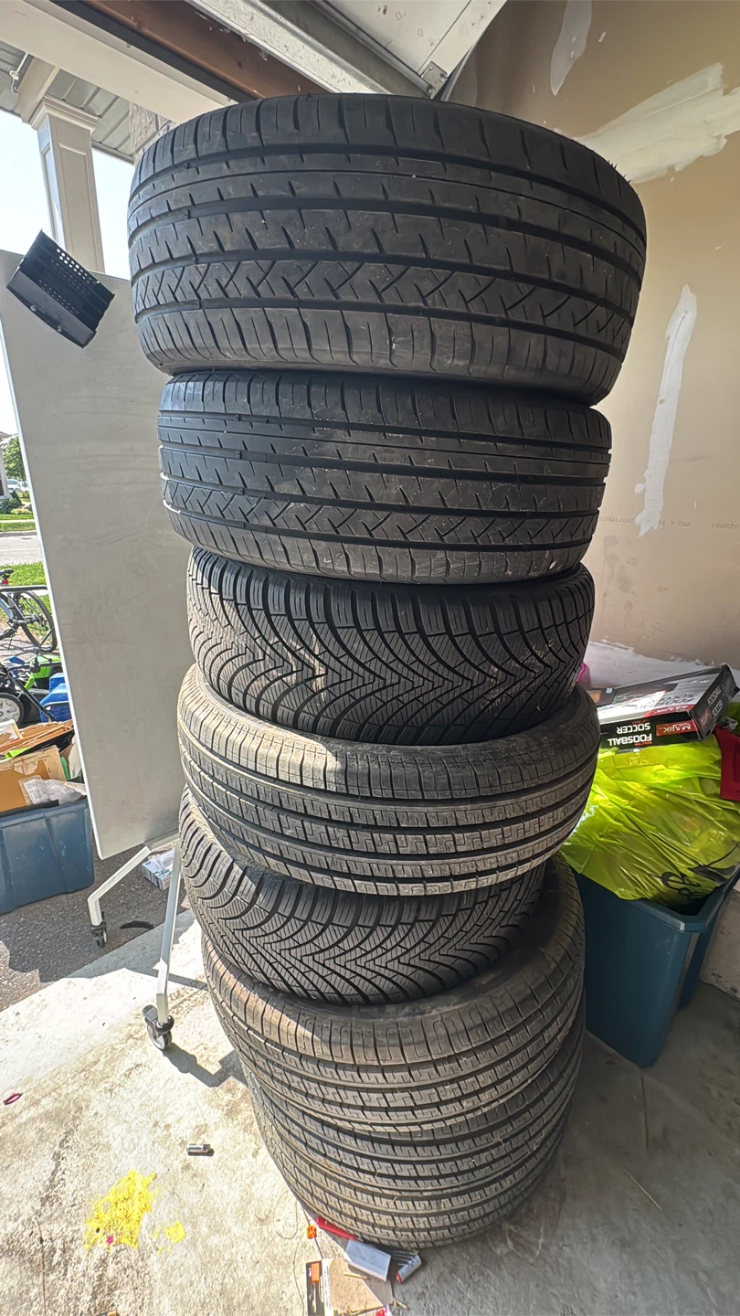 Set of 8 Used Tires