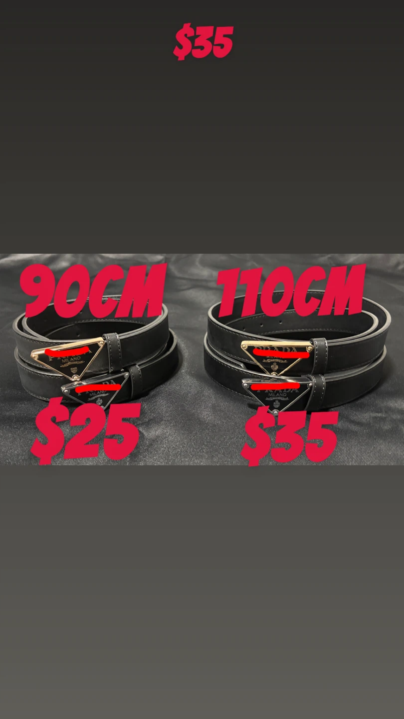 Prada belts (90CM and 110CM)