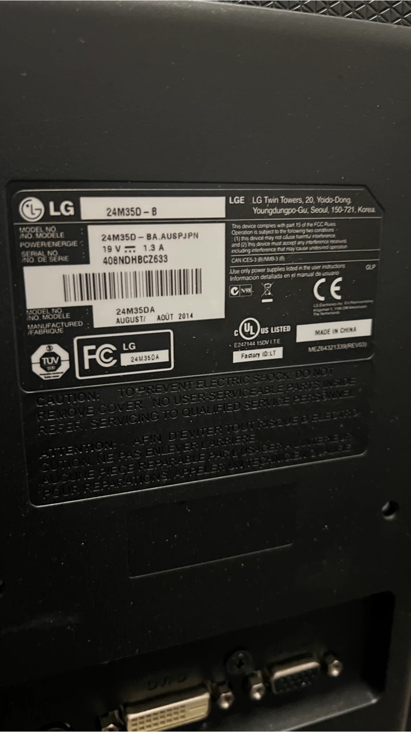 Lg and samsung monitors 24 inch - photo 4