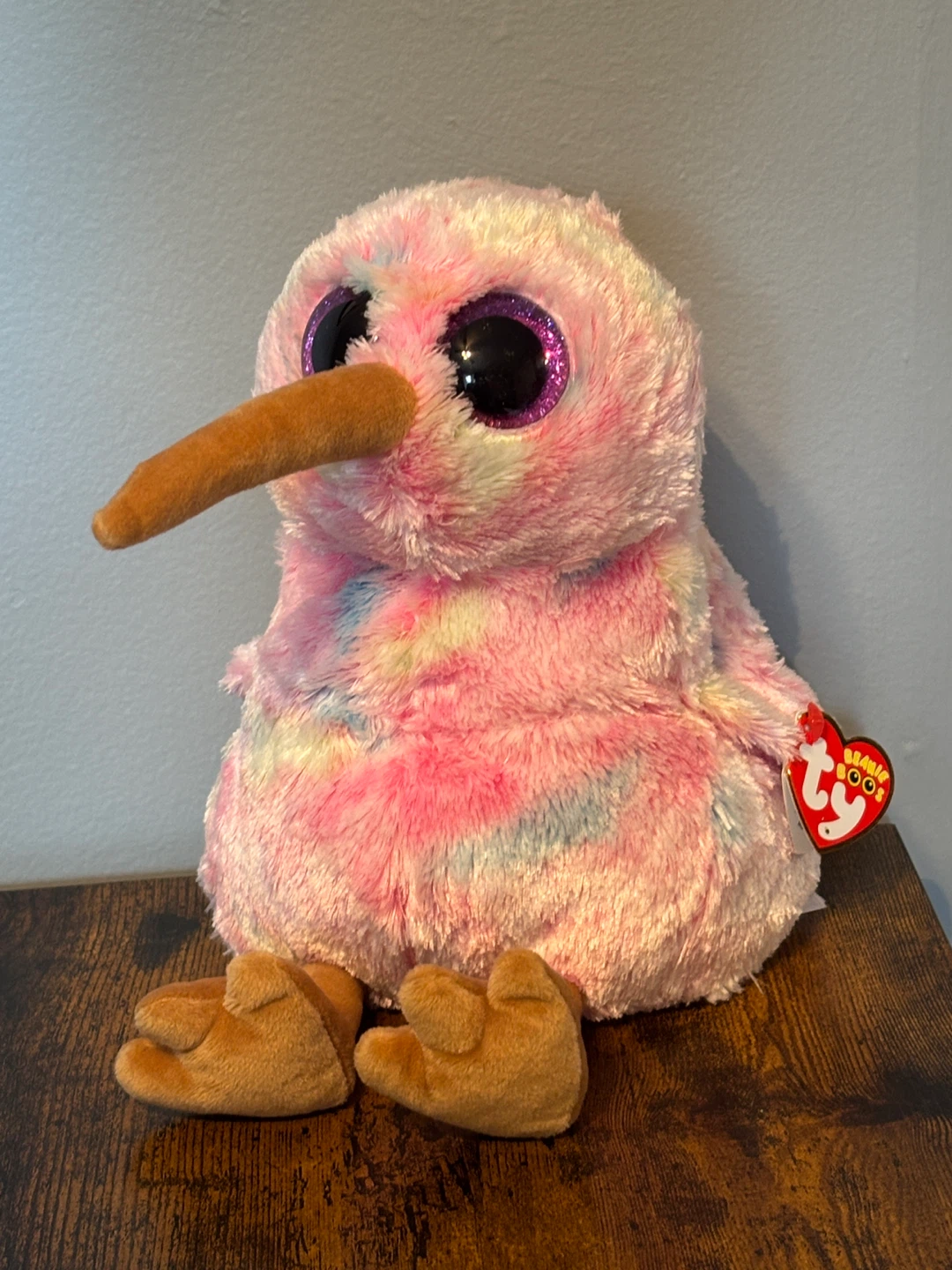 Ty Beanie Boos Kiwi Plush Toy- Big size