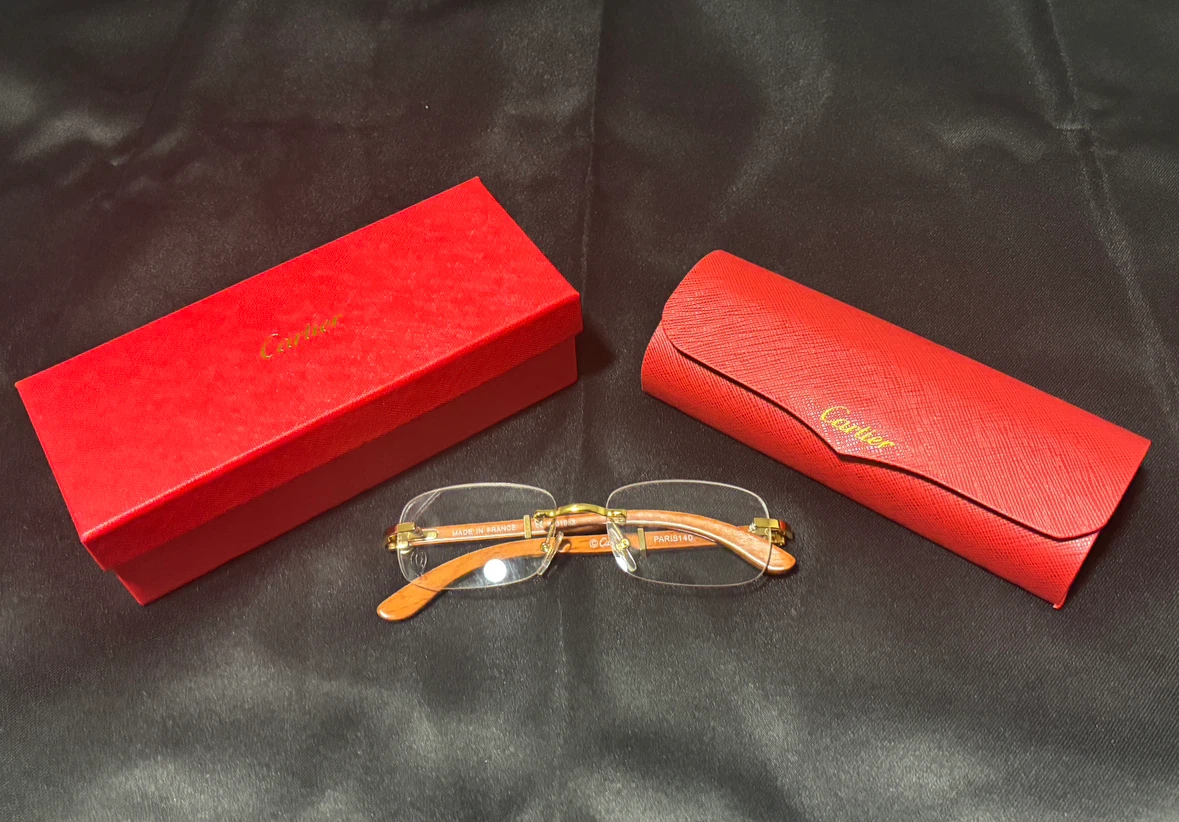 Cartier Wood Frame Glasses - photo 2