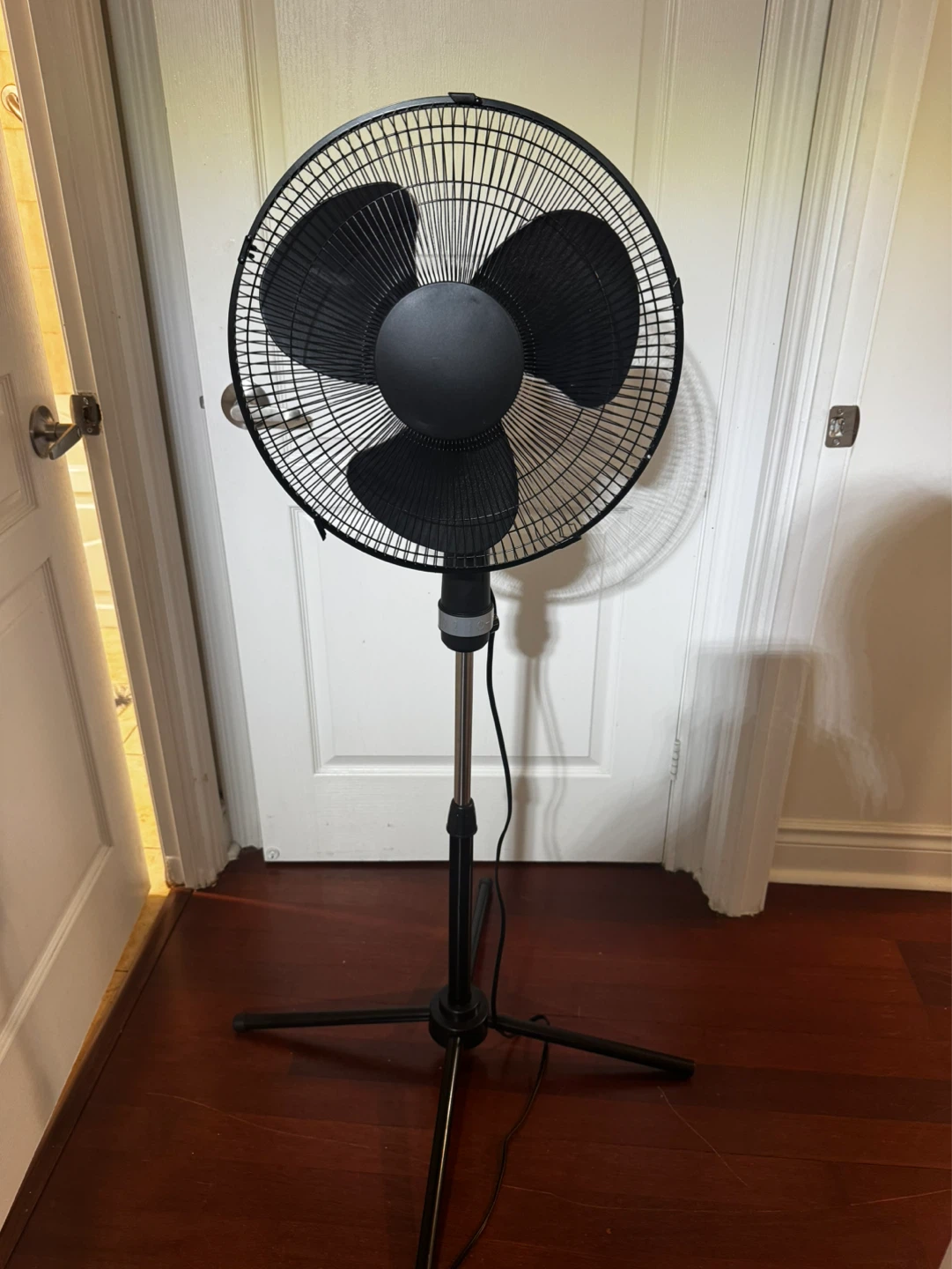 Adjustable pedestal fan