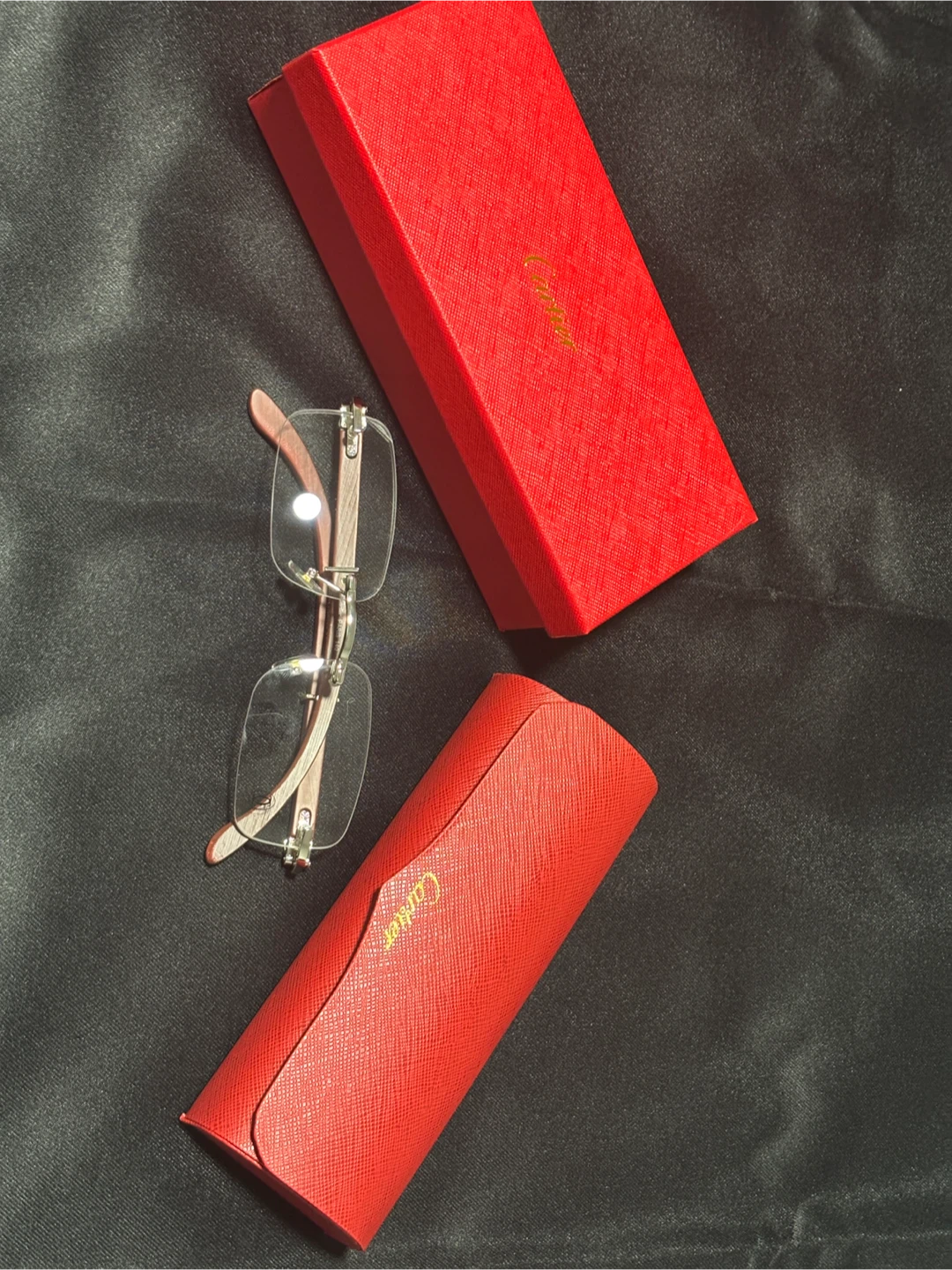 Cartier Wood Frame Glasses - photo 2