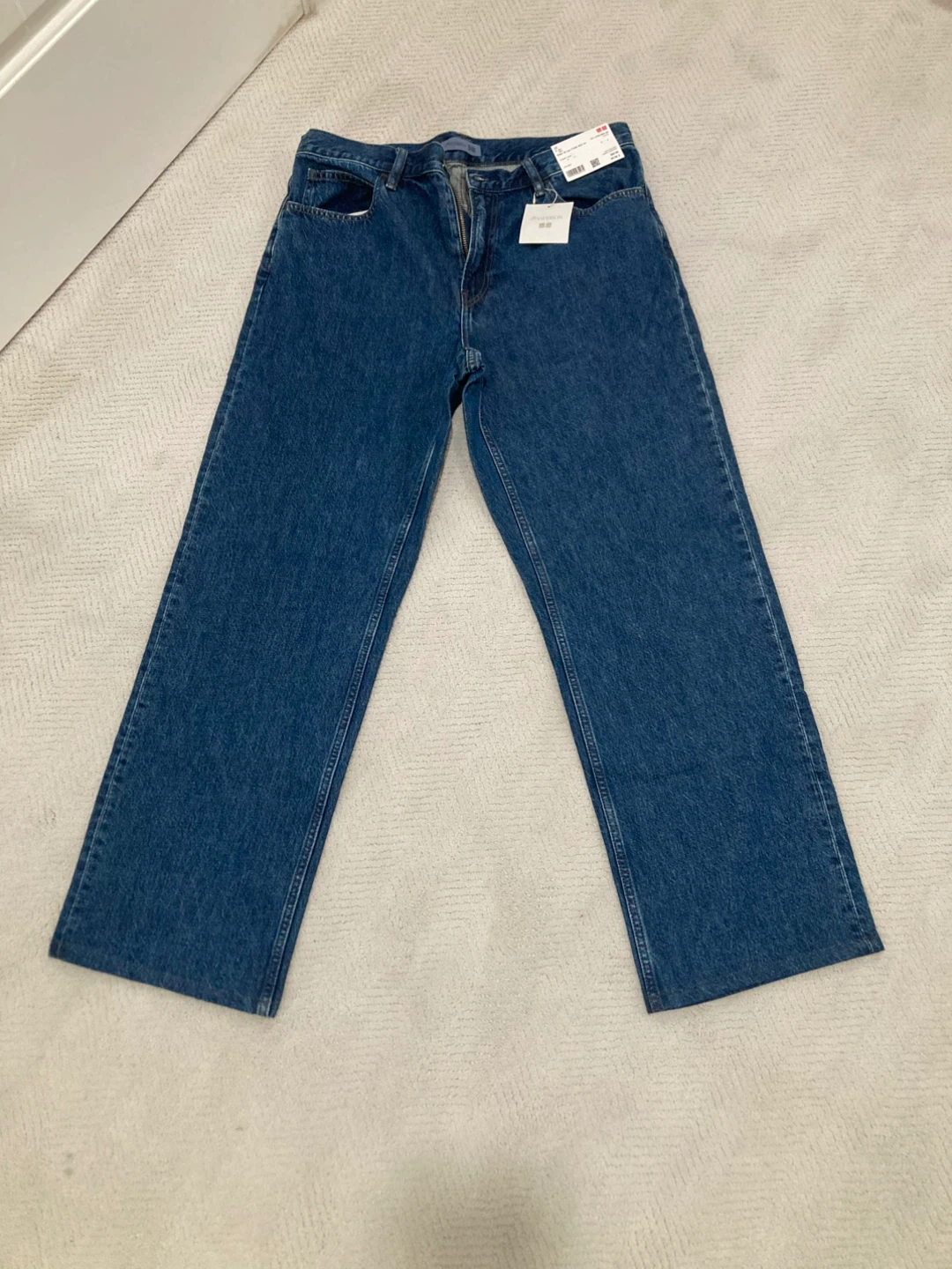 UNIQLO x JW Anderson Straight Jeans - Blue - Waist 34
