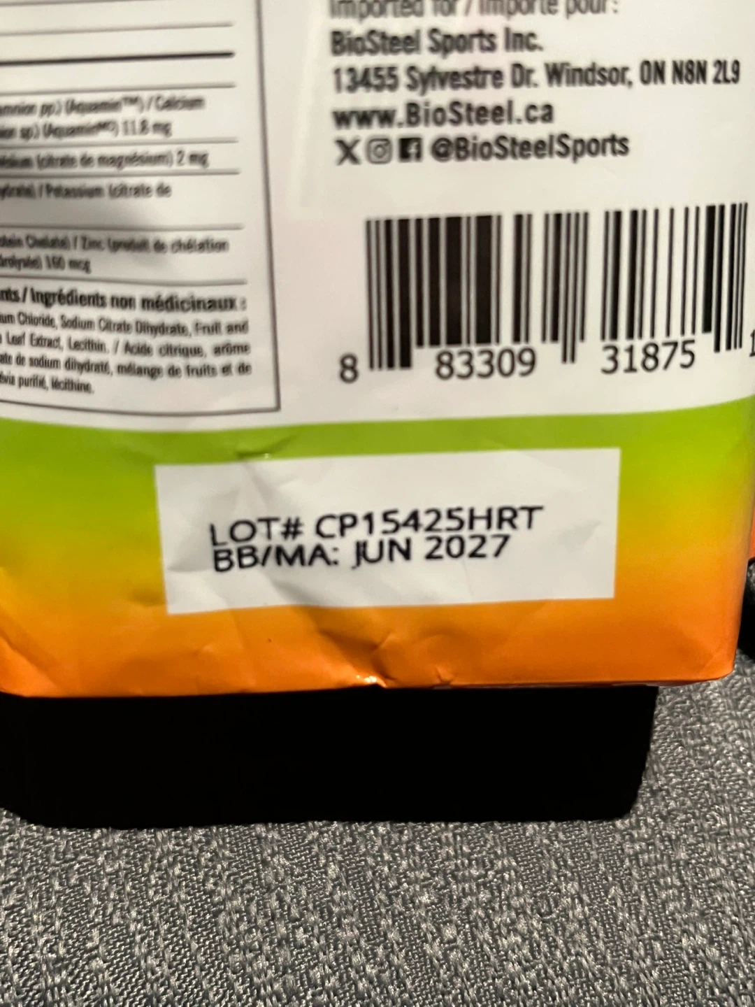 Biosteel Hydration Mix Rainbow Twist - photo 2