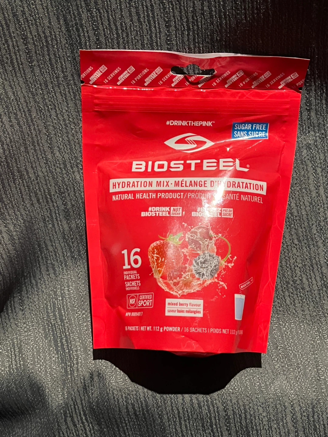 BioSteel Hydration Mix - Mixed Berry Flavour (16 Packets)