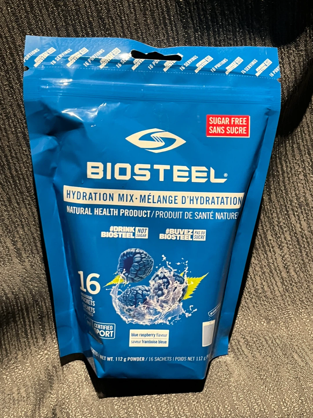 Biosteel Hydration Mix Blue Raspberry - 16 Sachets
