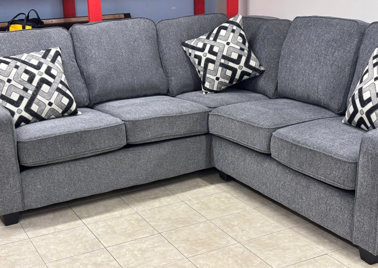 Modern Grey Sectional Couch — Brand New - photo 4