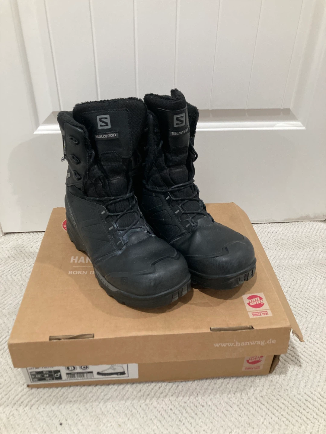 Salomon Black Winter Boots