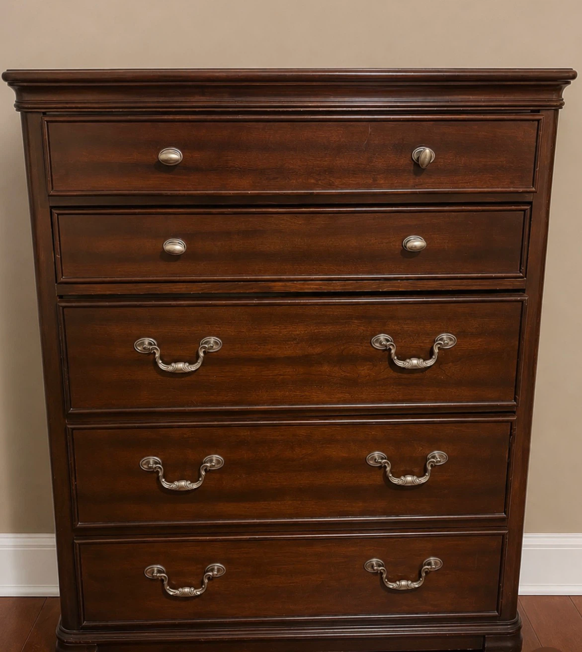 Wooden Dresser with Mirror - photo 4