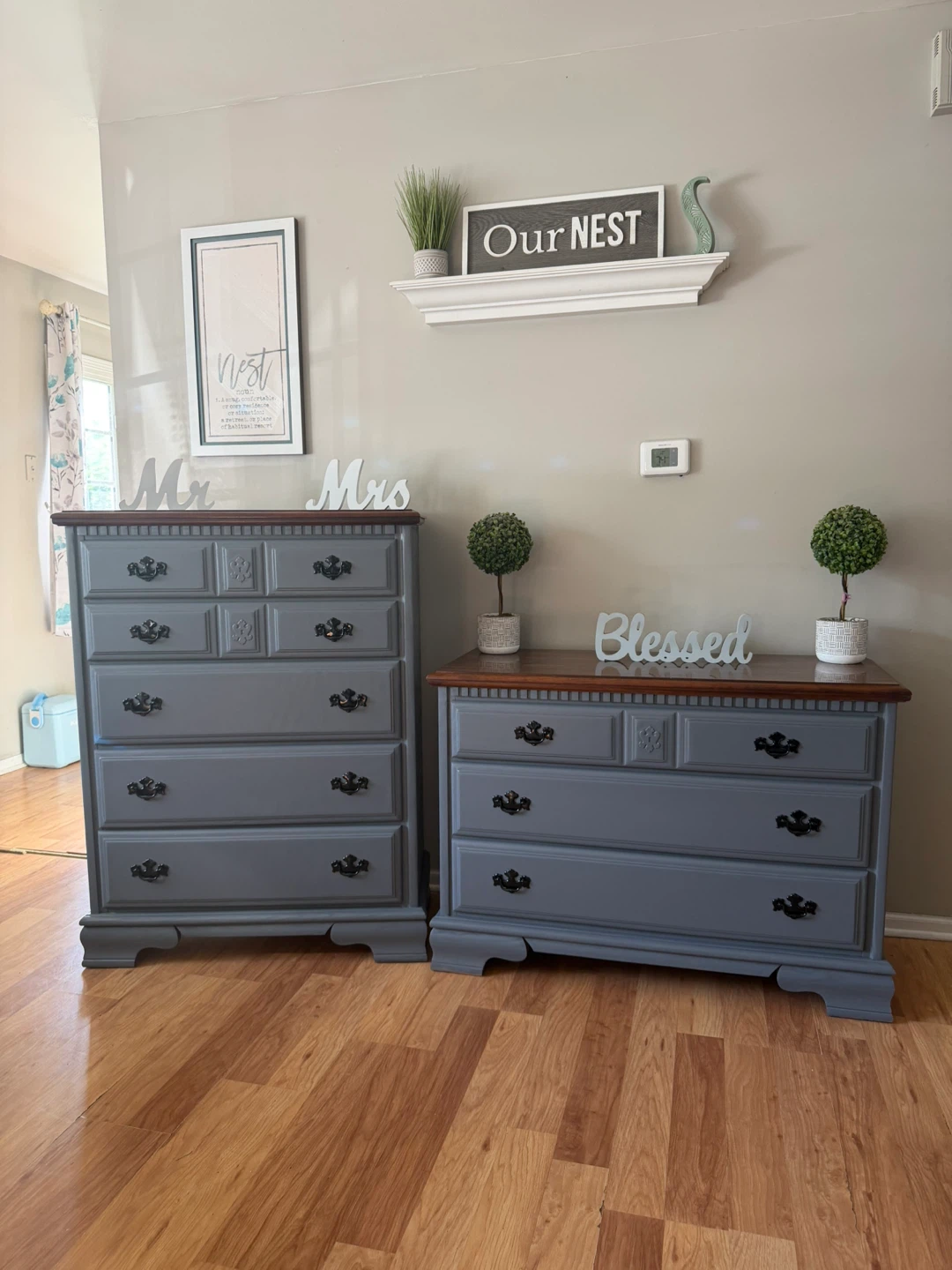 ✨🩶🤎Beautiful solid dresser set🤎🩶✨