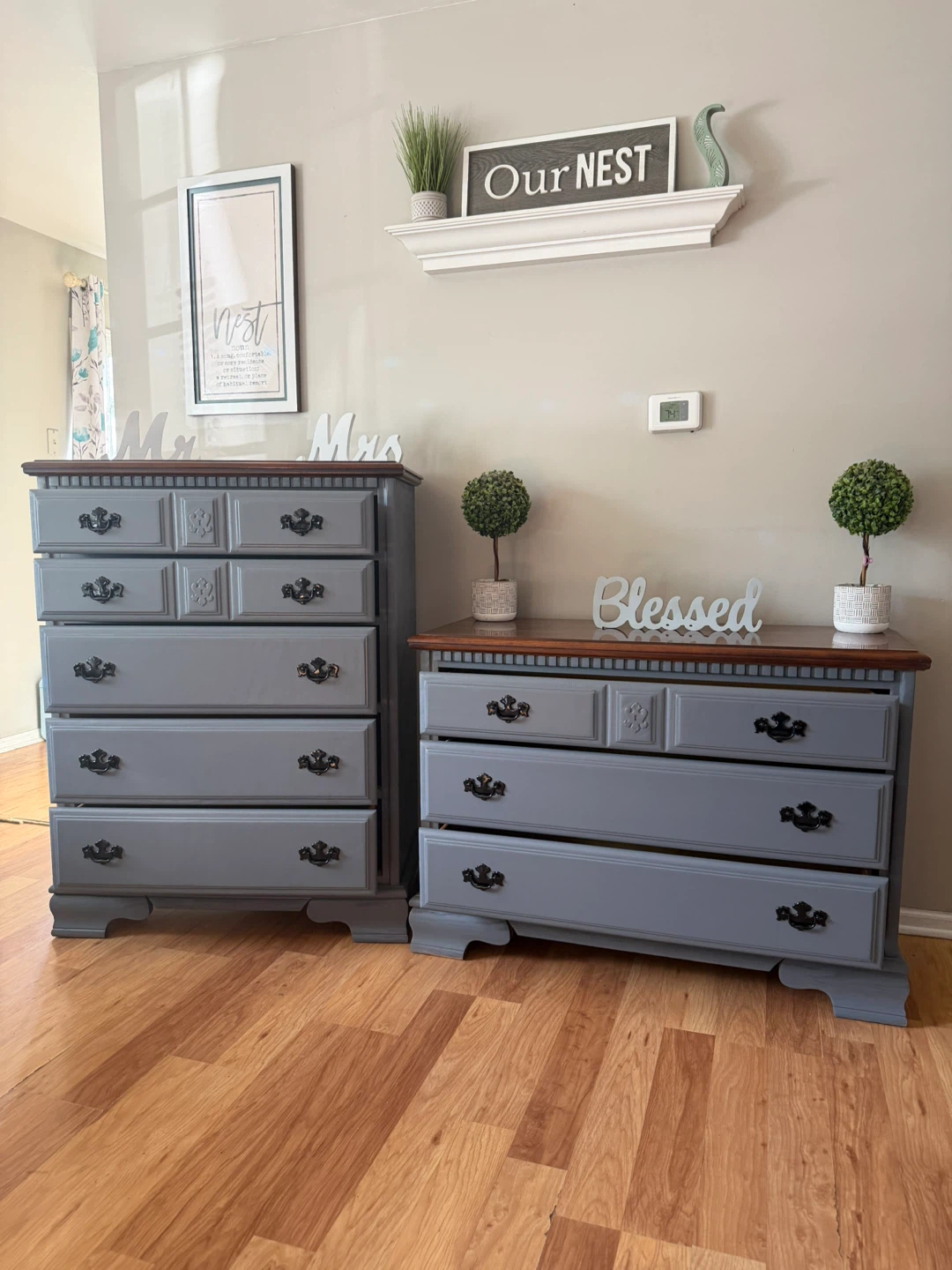 ✨🩶🤎Beautiful solid dresser set🤎🩶✨ - photo 2