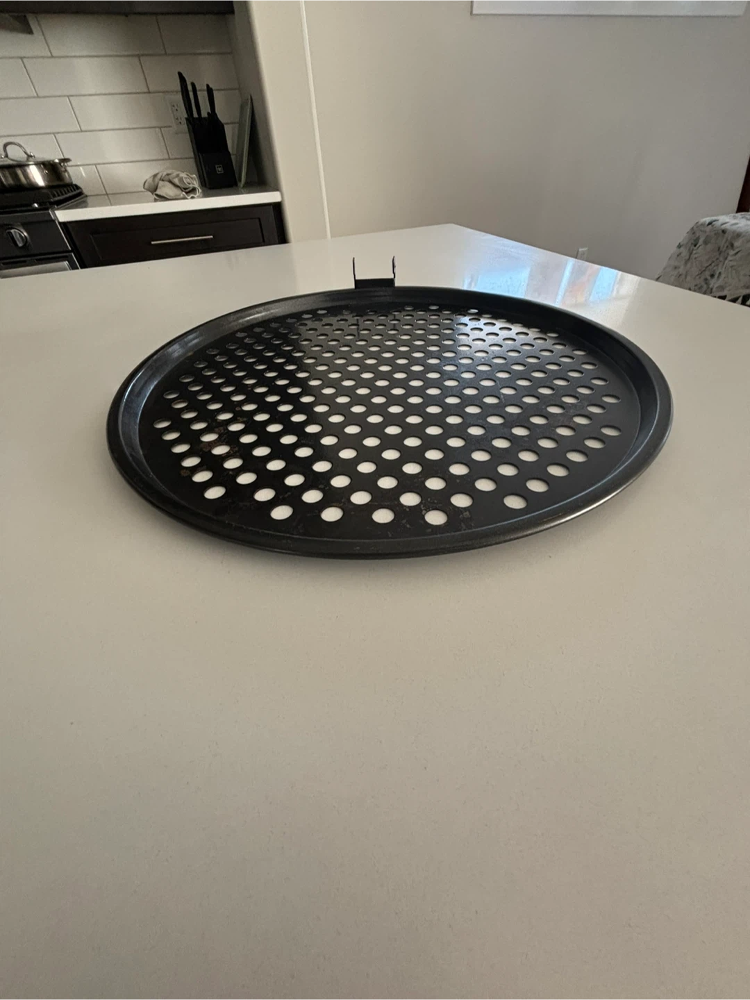 Carbon Steel Non-stick Pizza Pan with Holes For Sale - photo 2