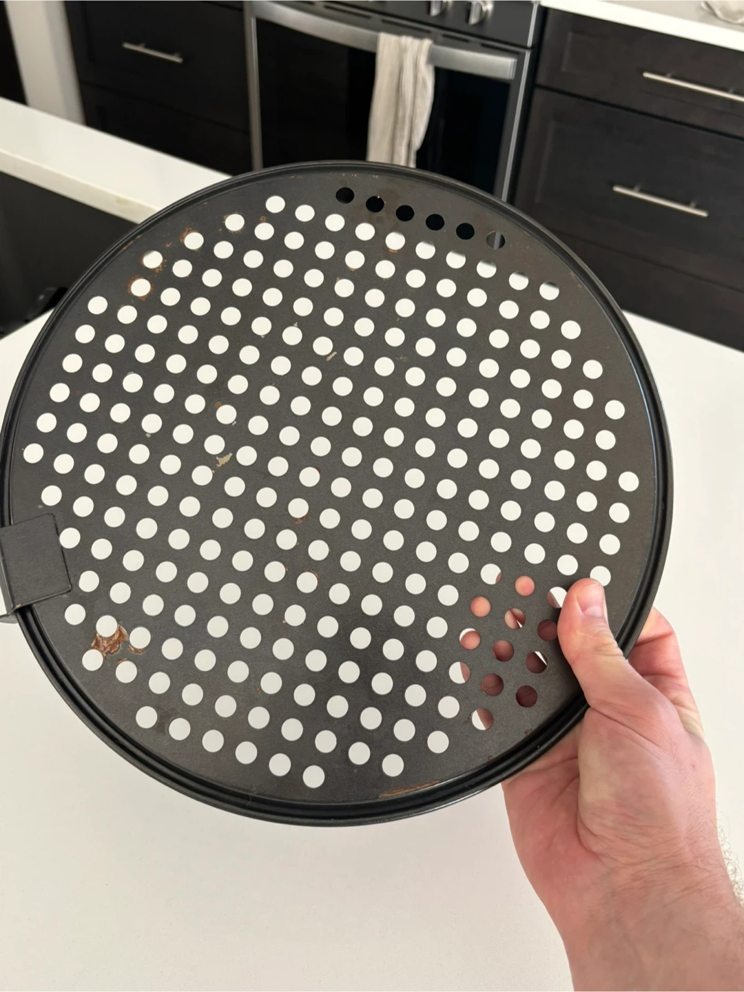 Carbon Steel Non-stick Pizza Pan with Holes For Sale - photo 5
