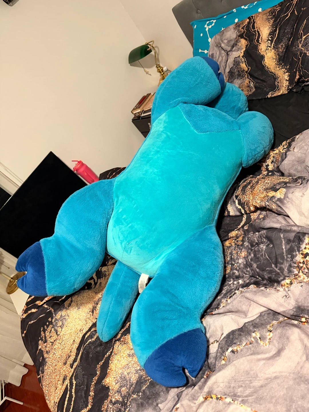 Blue Plush Stuffed Animal Toy - photo 2